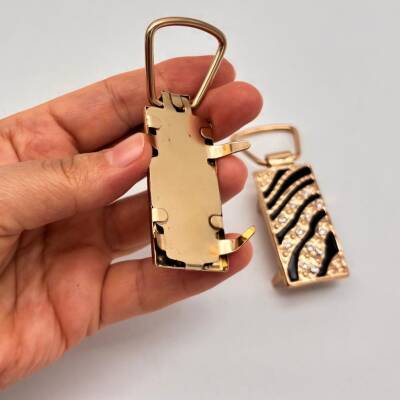 Angel Çanta Aksesuar Light Gold Metal Kulpluk 2 Adet Model:2 - 2