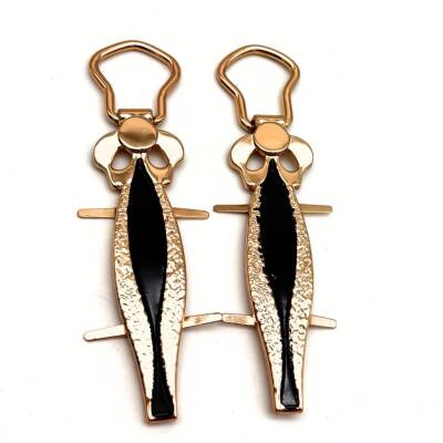 Angel Çanta Aksesuar Light Gold Metal Kulpluk 2 Adet Model:3 - 1