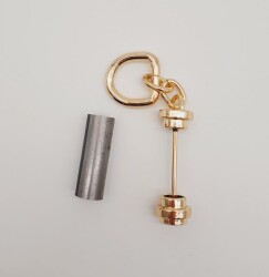 Angel Çanta Aksesuar Light Gold, Rulo Kulpluk - 4