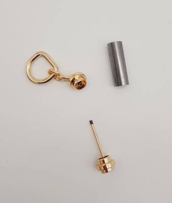 Angel Çanta Aksesuar Light Gold, Rulo Kulpluk - 5