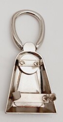 Angel Çanta Aksesuar Boncuk Detaylı Gümüş Renk Kulpluk 1 Adet - 2