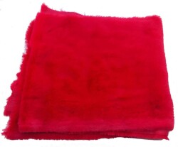 Angel Çanta Aksesuar Kırmızı Renk 100X20 Cm Kürk - Angel Çanta Aksesuar