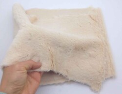 Angel Çanta Aksesuar Krem Renk 100X20 Cm Kürk - Angel Çanta Aksesuar