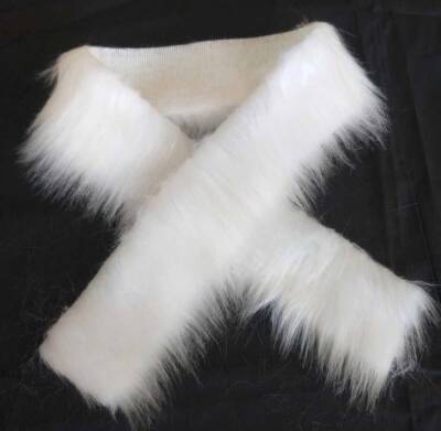 Angel Çanta Aksesuar Kürk 70X5Cm Beyaz Renk - 1