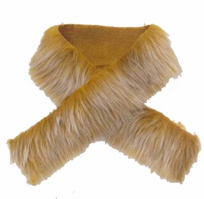 Angel Çanta Aksesuar Kürk 70X5Cm Hardal Renk - 1