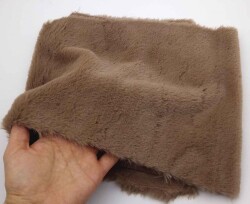 Angel Çanta Aksesuar Vizon Renk 100X20 Cm Kürk - Angel Çanta Aksesuar