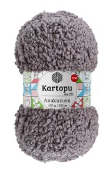 Angel Çanta Aksesuar Kartopu Anakuzusu Kuzucuk İpi Koyu Gri - Kartopu