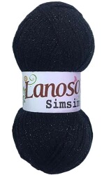 Angel Çanta Aksesuar Lanoso Simsim No:6060 ( Siyah Siyah Sim) - Lanoso