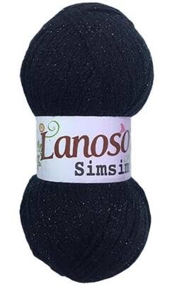 Angel Çanta Aksesuar Lanoso Simsim No:6060 ( Siyah Siyah Sim) - 1