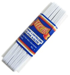 Angel Çanta Aksesuar Lastik Beyaz Yassı No:1 - Angel Çanta Aksesuar