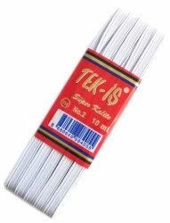 Angel Çanta Aksesuar Lastik Beyaz Yassı No:2 - Angel Çanta Aksesuar