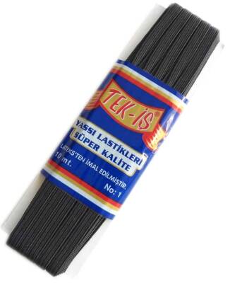 Angel Çanta Aksesuar Lastik Siyah Yassı No:1 - 1