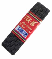 Angel Çanta Aksesuar Lastik Siyah Yassı No:2 - Angel Çanta Aksesuar