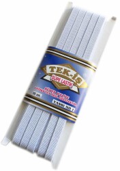 Angel Çanta Aksesuar Lastik Süpe Beyaz Yassı No:1 - Angel Çanta Aksesuar