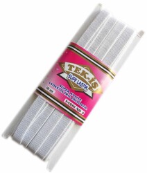 Angel Çanta Aksesuar Lastik Süpe Beyaz Yassı No:2 - Angel Çanta Aksesuar