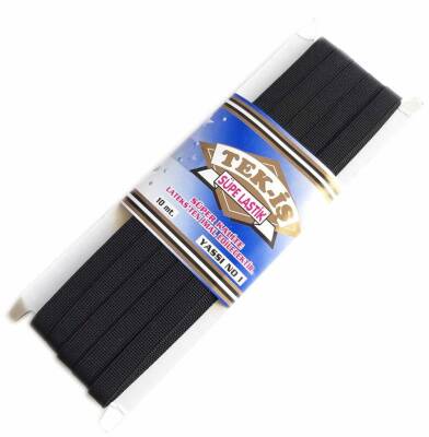 Angel Çanta Aksesuar Lastik Süpe Siyah Yassı No:1 - 1