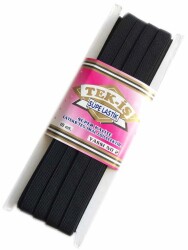 Angel Çanta Aksesuar Lastik Süpe Siyah Yassı No:2 - Angel Çanta Aksesuar