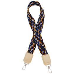 Angel Çanta Aksesuar Ledi Supra Örgü Model Bej Renk Derili Çanta Sapı Gümüş Metalli - Angel Çanta Aksesuar