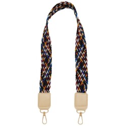 Angel Çanta Aksesuar Ledi Supra Örgü Model Bej Renk Derili Çanta Sapı Light Gold Metalli - 4