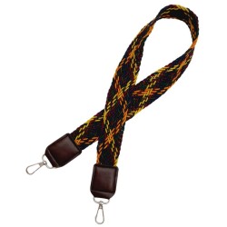 Angel Çanta Aksesuar Ledi Supra Örgü Model Koyu Kahverengi Derili Çanta Sapı Gümüş Metalli - 3