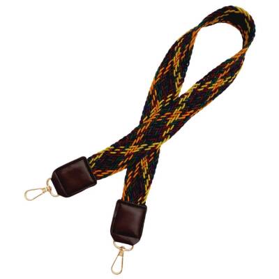 Angel Çanta Aksesuar Ledi Supra Örgü Model Koyu Kahverengi Derili Çanta Sapı Light Gold Metalli - 3