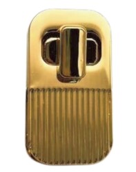 Angel Çanta Aksesuar 4x2 cm Light Gold Kilit - Angel Çanta Aksesuar