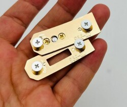 Angel Çanta Aksesuar 6 Cm Light Gold Geçmeli Kilit - 3