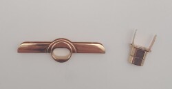 Angel Çanta Aksesuar Kilitli Kapak Aparatı No:2 Light Gold Renk - 3