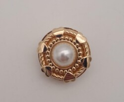 Angel Çanta Aksesuar Light Gold İncili Mıknatıslı Kilit No:86 - 2