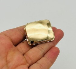Angel Çanta Aksesuar Light Gold Renk 3.2x2.6 Cm Mıknatıslı Kilit - Angel Çanta Aksesuar