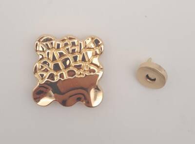 Angel Çanta Aksesuar Light Gold Renk 4.5 cm Mıknatıslı Kilit - 4