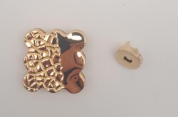 Angel Çanta Aksesuar Light Gold Renk 4.5 cm Mıknatıslı Kilit - 5