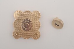 Angel Çanta Aksesuar Light Gold Renk 4.5 cm Mıknatıslı Kilit - 3