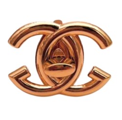 Angel Çanta Aksesuar Light Gold Renk 4x3 cm Vidalı Çanta Kilidi - Angel Çanta Aksesuar