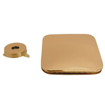 Angel Çanta Aksesuar Light Gold Renk 5x4.5 cm Mıknatıslı Kilit - 3