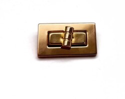 Angel Çanta Aksesuar Light Gold Renk Kilit - Angel Çanta Aksesuar