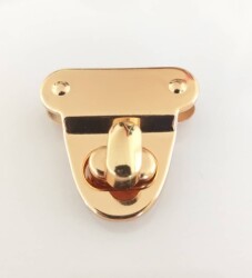 Angel Çanta Aksesuar Light Gold Renk Kilit No:14 - Angel Çanta Aksesuar