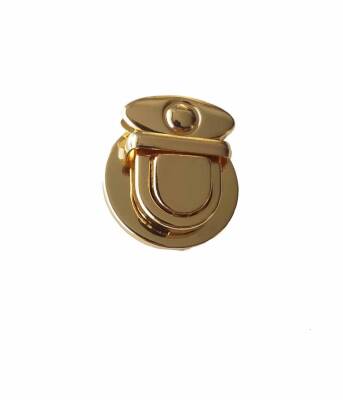 Angel Çanta Aksesuar Light Gold Renk Mini Kilit - 1