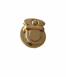 Angel Çanta Aksesuar Light Gold Renk Mini Kilit - Angel Çanta Aksesuar