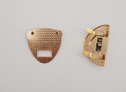 Angel Çanta Aksesuar Light Gold Renk Üçgen Kilit - 3