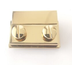 Angel Çanta Aksesuar Light Gold Vidalı Çanta Kilidi - Angel Çanta Aksesuar