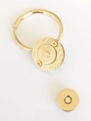 Angel Çanta Aksesuar Mıknatıslı Ve Tutmalı Kilit Light Gold - Angel Çanta Aksesuar