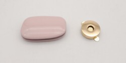 Angel Çanta Aksesuar Pudra Renkli Light Gold Mıknatıslı Kilit - 3