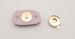 Angel Çanta Aksesuar Pudra Renkli Light Gold Mıknatıslı Kilit - 4