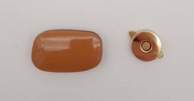 Angel Çanta Aksesuar Taba Renkli Light Gold Mıknatıslı Kilit - 1