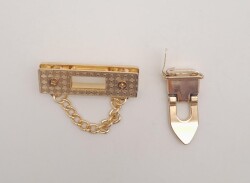 Angel Çanta Aksesuar Zincirli Light Gold Kilit - 3