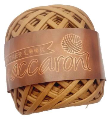 Angel Çanta Aksesuar Hardal Sarı Renk Maccaroni Deri İp - 1