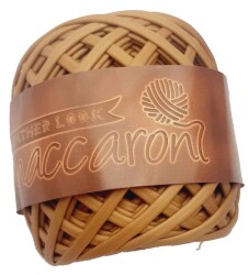 Angel Çanta Aksesuar Hardal Sarı Renk Maccaroni Deri İp - Angel Çanta Aksesuar