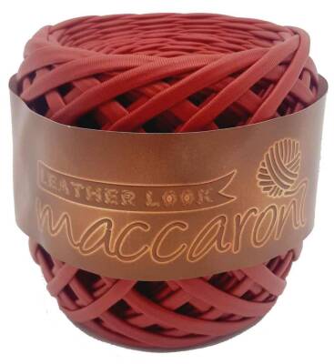 Angel Çanta Aksesuar Kırmızı Renk Maccaroni Deri İp - 1