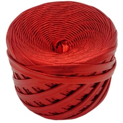 Angel Çanta Aksesuar Kırmızı Renk Metalik İp - Angel Çanta Aksesuar